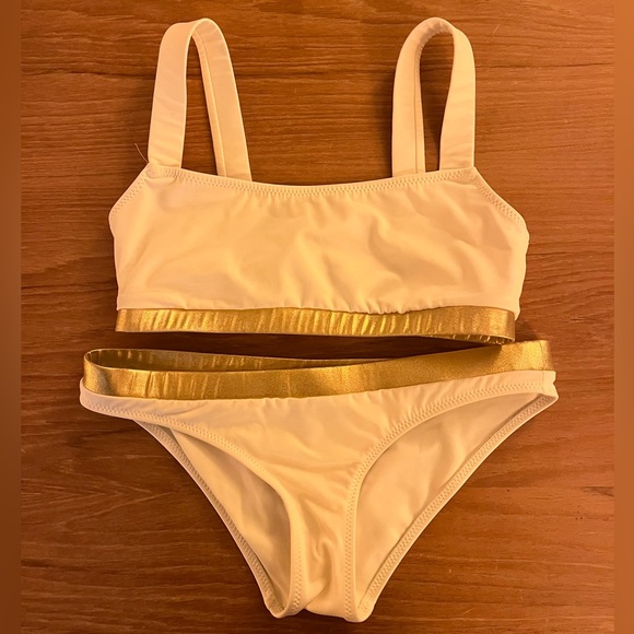 SOLID &amp; STRIPED Bikini Set